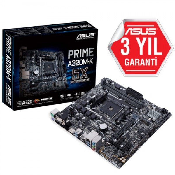 Asus Prime A320M-K DDR4 S+V+GL AM4 M2 (mATX) 