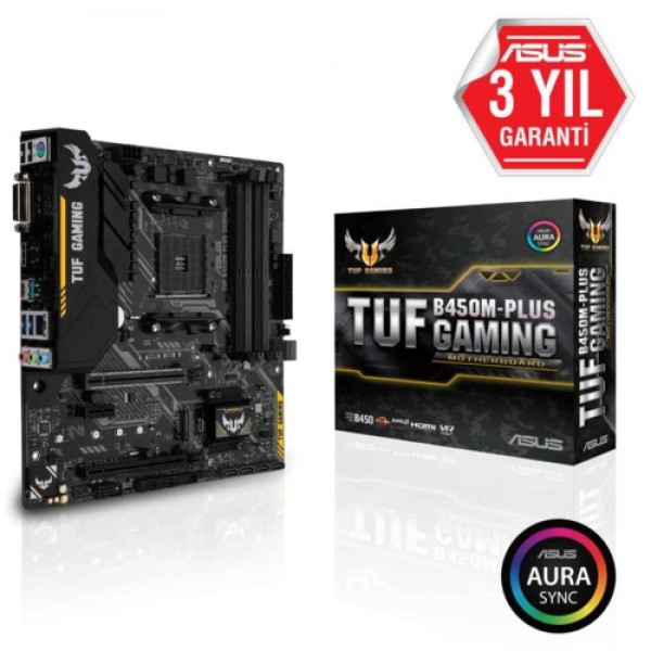 Asus TUF B450M-PLUS GAMING DDR4 S+V+GL AM4 (mATX)