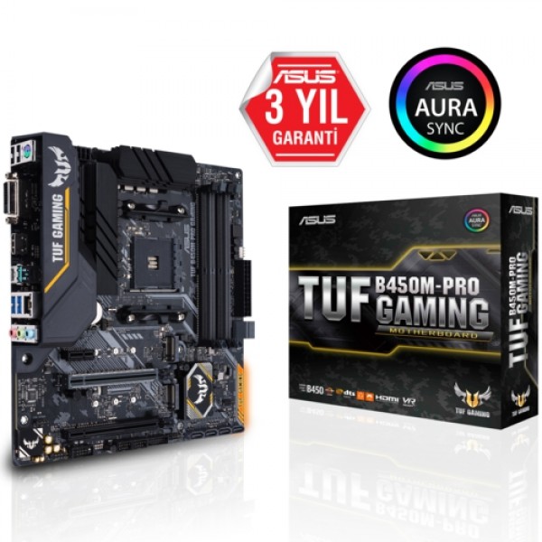 Asus TUF B450M-PRO GAMING DDR4 S+GL AM4 (mATX) 