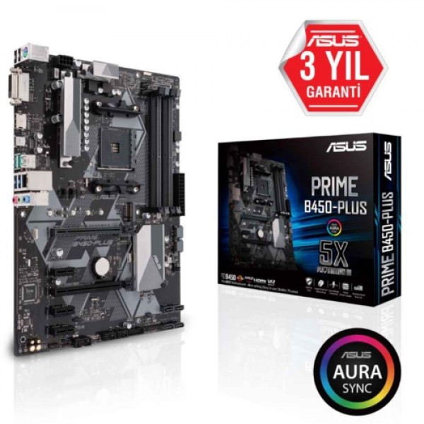 Asus PRIME B450-PLUS DDR4 S+V+GL AM4 (mATX) 