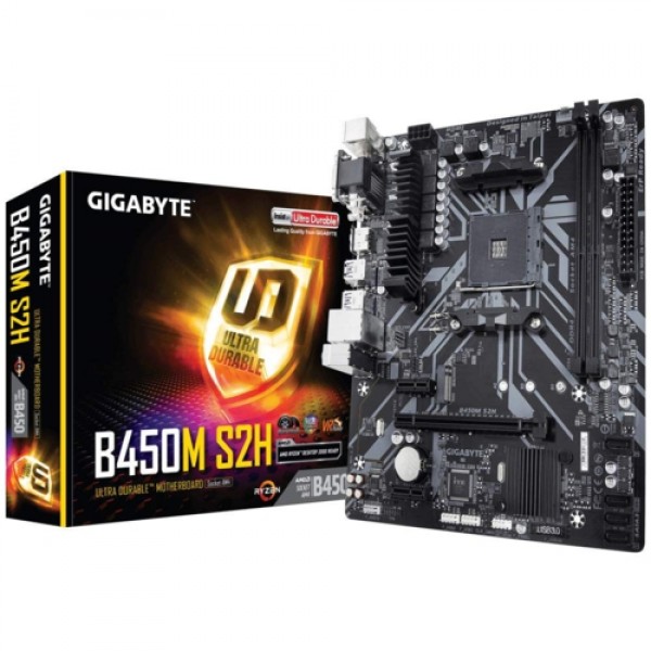 Gigabyte B450M-S2H S+V+GL DDR4 AM4 (mATX)