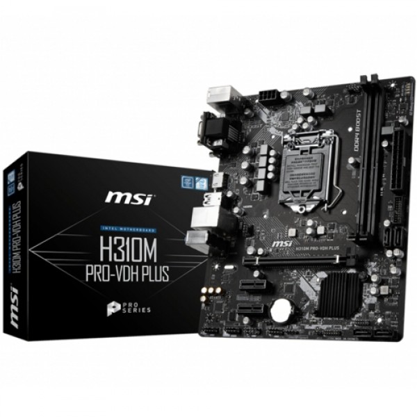 MSI H310M PRO-VDH PLUS DDR4 2666 Mhz  S+V+GL 1151p