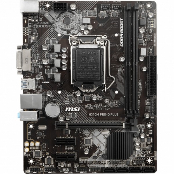 MSI H310M PRO-D PLUS DDR4 2666 Mhz S+V+GL 1151p8 