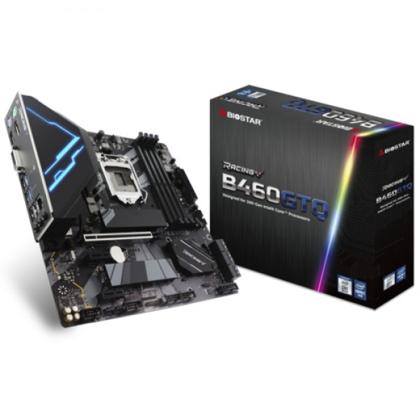 Biostar Racing B460GTQ DDR4 2933 S+V+GL MATX 1200p