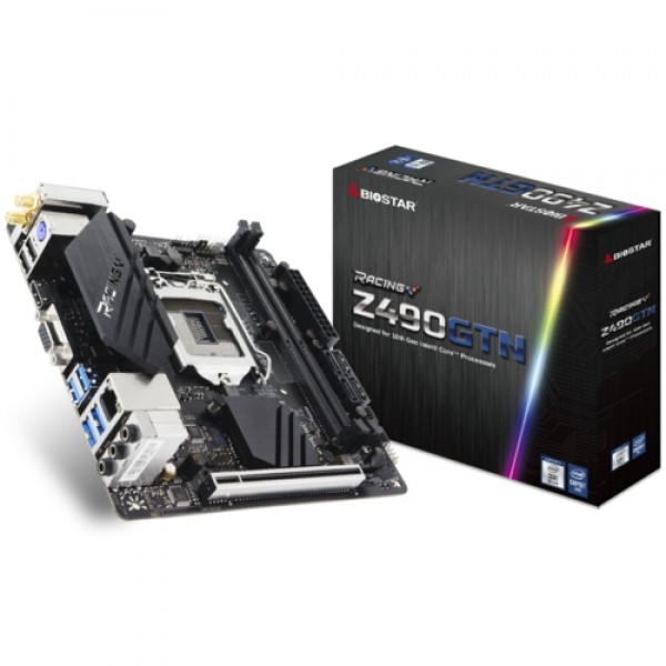 Biostar Racing Z490GTN DDR4 4400 S+V+GL LGA1200p 