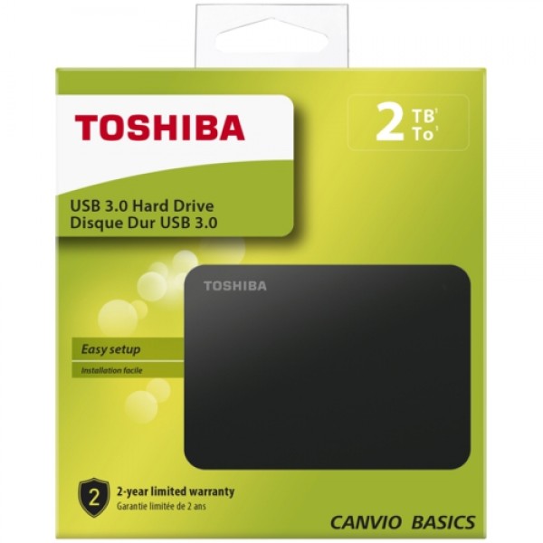 Toshiba 2.5 2TB USB 3.0 Canvio Siyah HDTB420EK3AA