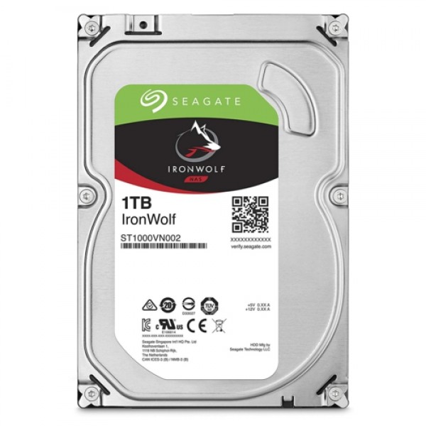 Seagate IRONWOLF 3.5 1TB 64MB 5900RPM ST1000VN002 