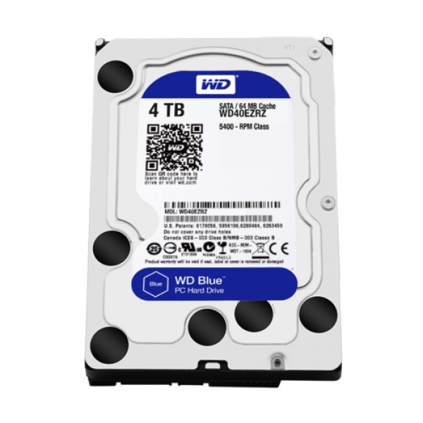 WD BLUE 3,5 4TB 64MB 5400RPM WD40EZRZ 