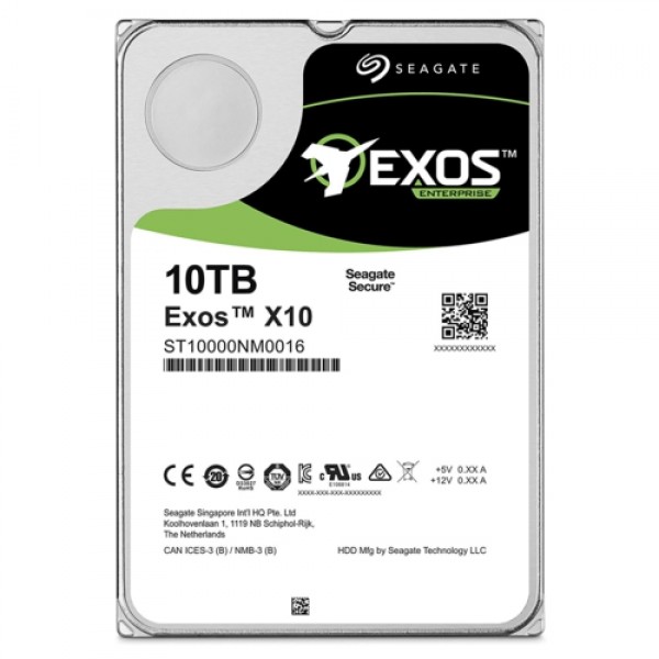 Seagate EXOS 3.5 10TB 7200 512E HYP ST10000NM0016