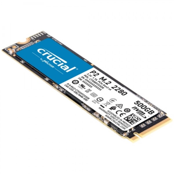 Crucial P2 500GB SSD m.2 NVMe PCIe CT500P2SSD8 