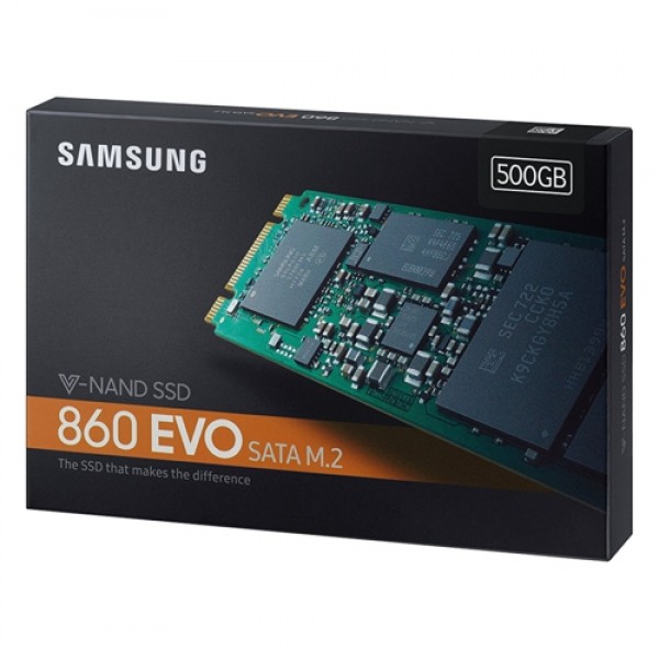 Samsung 860 EVO 500GB SSD m.2 Sata MZ-N6E500BW 