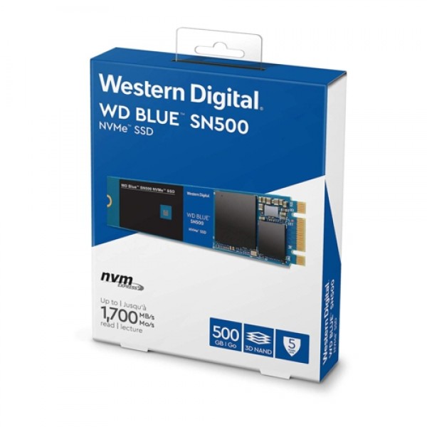 WD 500GB Blue Series SSD m.2 NVMe WDS500G1B0C