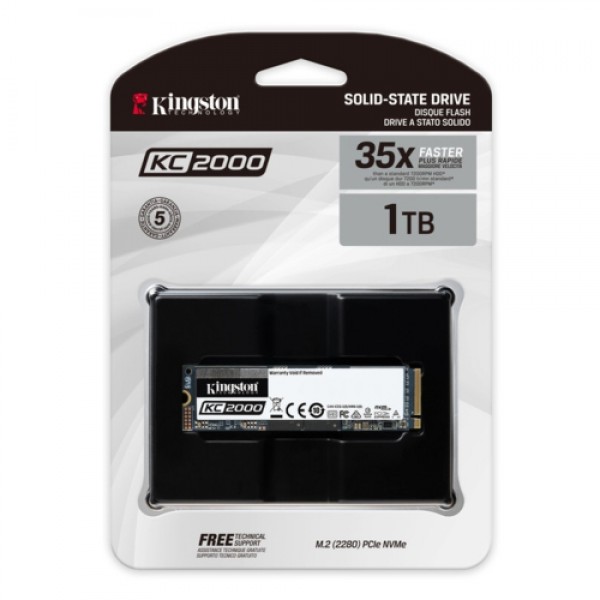 Kingston KC2000 1TB SSD m.2 NVMe SKC2000M8/1000G