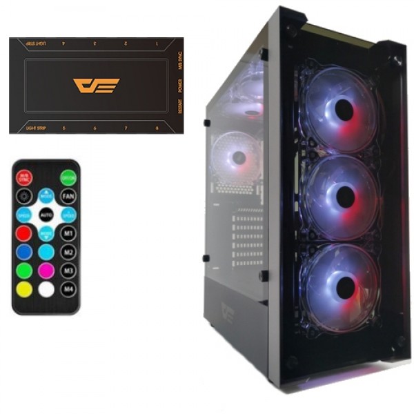 DarkFlash Skywalker RGB Mid Tower Kasa PSU YOK