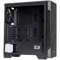 Zalman S3 Mid Tower Kasa Siyah PSU YOK