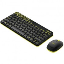 Logitech MK240 Klavye Set Siyah/Sarı 920-008215