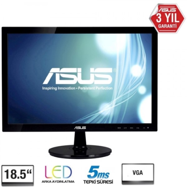 Asus 18.5 VS197DE LED Monitör 5ms Siyah