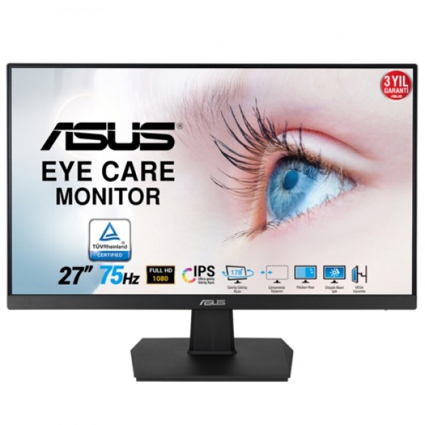 Asus 27 VA27EHE IPS Monitör Siyah 5ms 