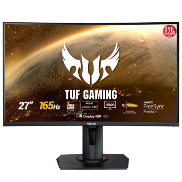 Asus 27 VG27WQ IPS Gaming Curved Monitör 1ms Syh 