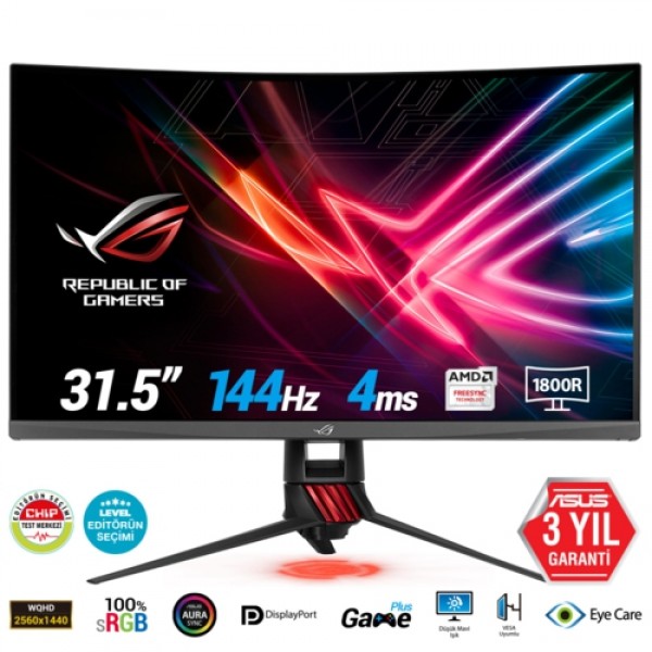 Asus 31.5 ROG STRIX XG32VQR Curved Monitör 4ms