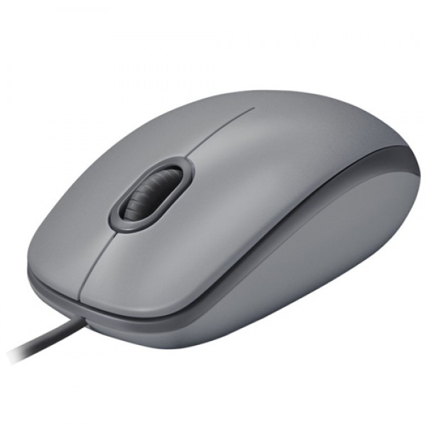 Logitech M110 Silent Mouse Usb Mid Gray 910-005490 