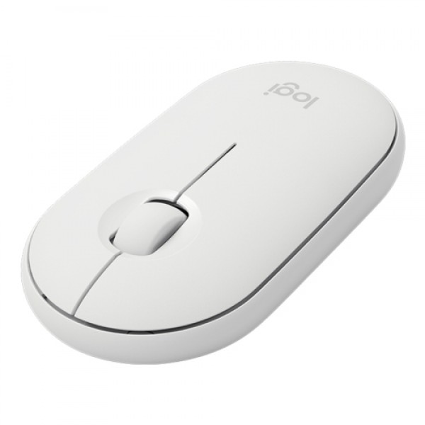 Logitech Pebble M350 Mouse White 910-005716 