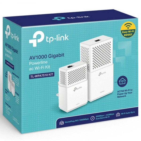 TP-Link TL-WPA7510KIT AC750 Powerline Adaptör