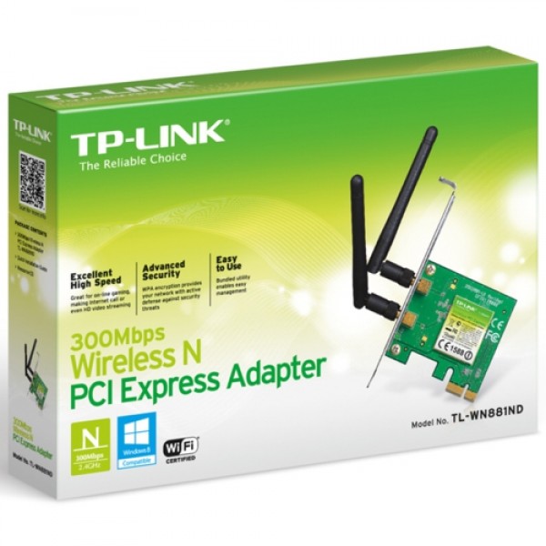 TP-Link TL-WN881ND WiFi N 300Mbps PCI Express 