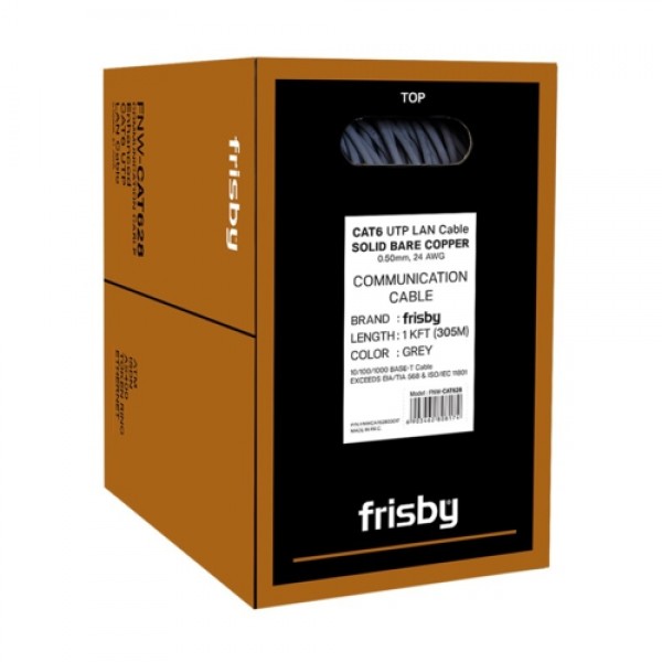 Frisby FNW-CAT628 24AWG 305m UTP Saf Bakır Kablo 