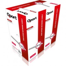 Qport Q-CAT6 CAT6 305M UTP 23Awg Kablo Gri