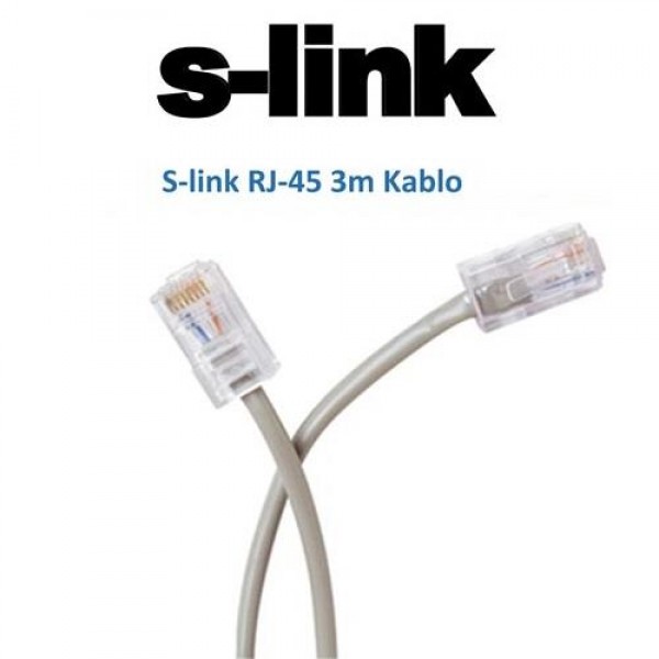 S-Link SL-CAT603 CAT6 Patch Kablo 3m