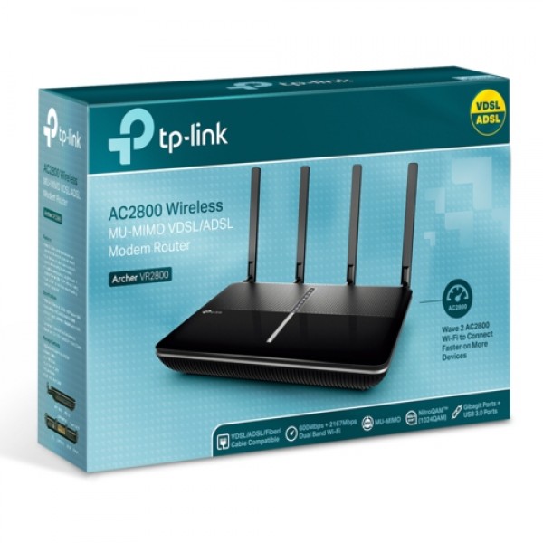 TP-Link Archer VR2800 AC2800 VDSL/ADSL Modem Route