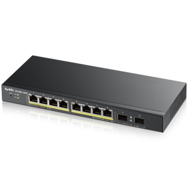 Zyxel GS1900-10HP 8 Port POE Gigabit Switch +2xSFP 