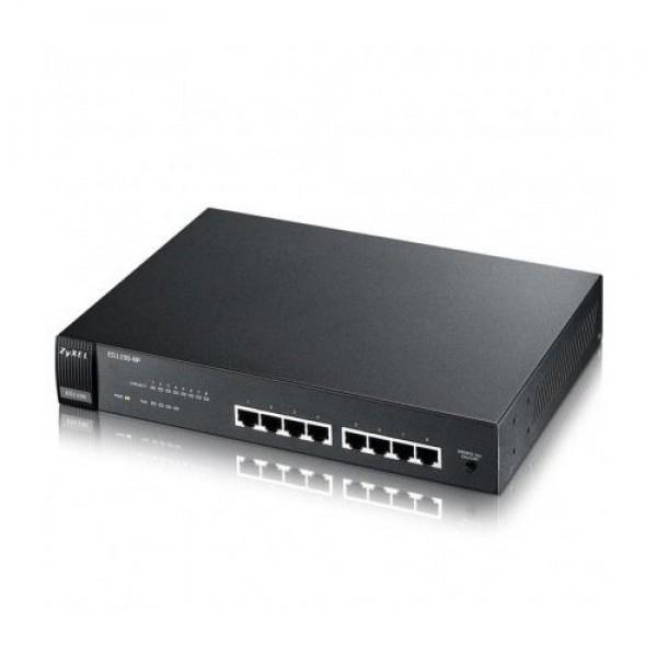 Zyxel ES1100-8P 8Port (4X10/100+4XPOE) Switch