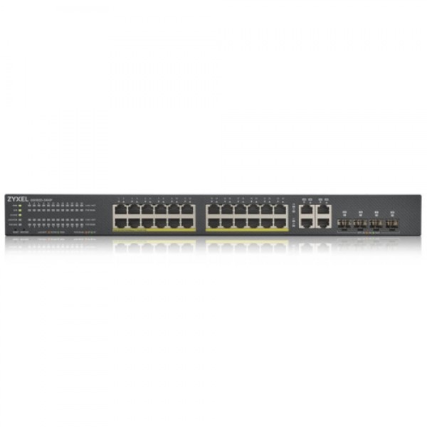 Zyxel GS1920-24HP V2 24P Gig.POE+4xDUAL SFP Switch 