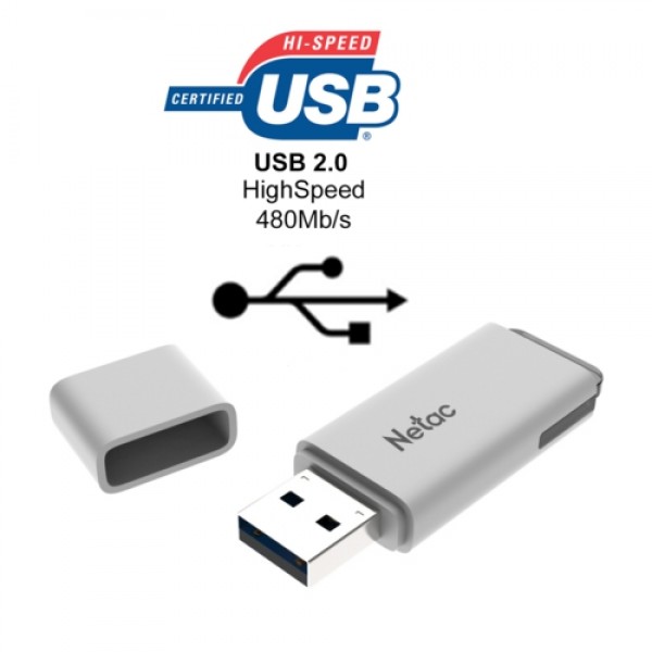 Netac U185 16GB USB2.0 NT03U185N-016G-20WH 