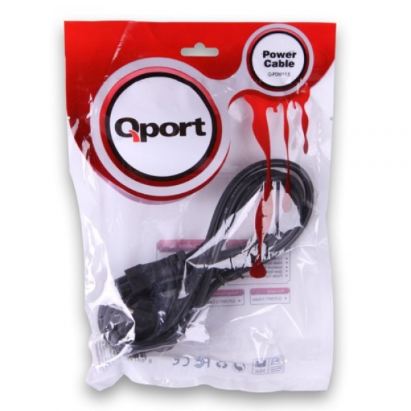 Qport Q-POWY1.5 Yonca Ntb Power Kablosu 1.5 Metre 