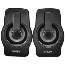 Snopy SN-X23 RGB Işıklı 3W*2 Siyah USB Speaker