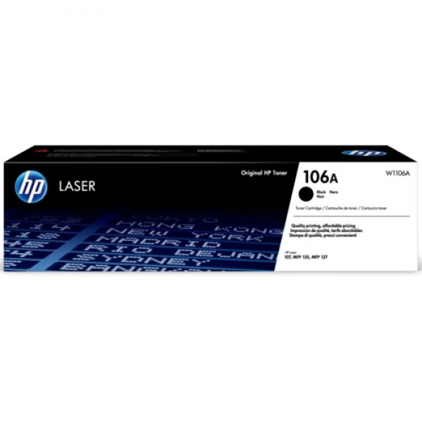 Hp W1106A Toner Kartuş Siyah (106A)