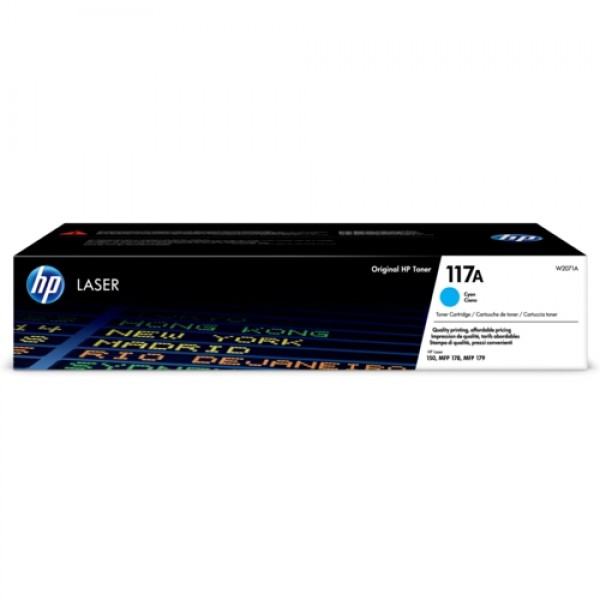 Hp W2071A Toner Kartuş Mavi (117A) 