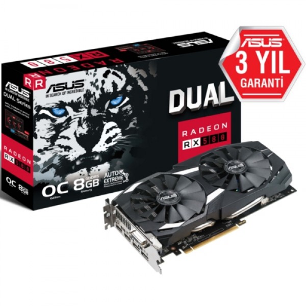 Asus DUAL-RX580-O8G-GAMING 8GB 256Bit DDR5