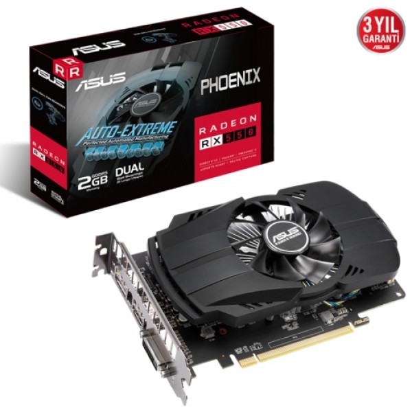 Asus PH-RX550-2G-EVO 2GB 128Bit DDR5