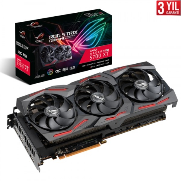 Asus STRIX-RX5700XT-O8G-GAMING 8GB 256Bit GDDR6 