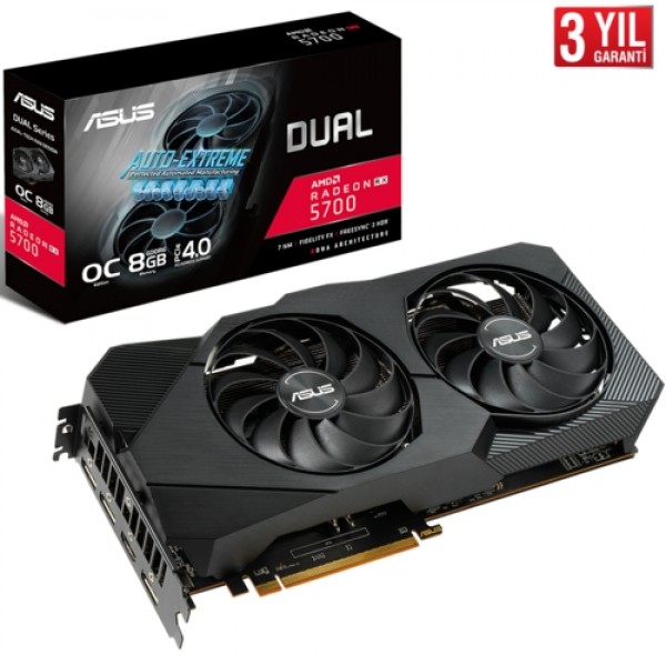 Asus DUAL-RX5700-O8G-EVO 8GB 256Bit GDDR6