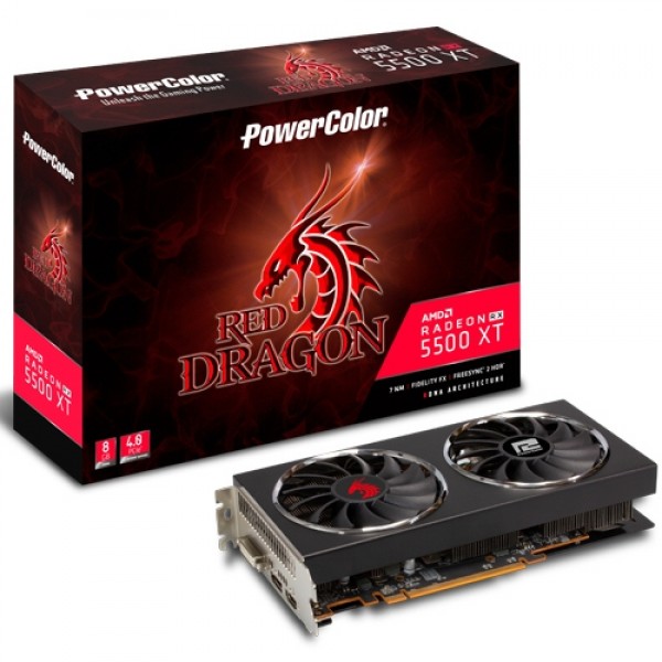 PowerColor Red Dragon RX5500XT 8G 128Bit GDDR6