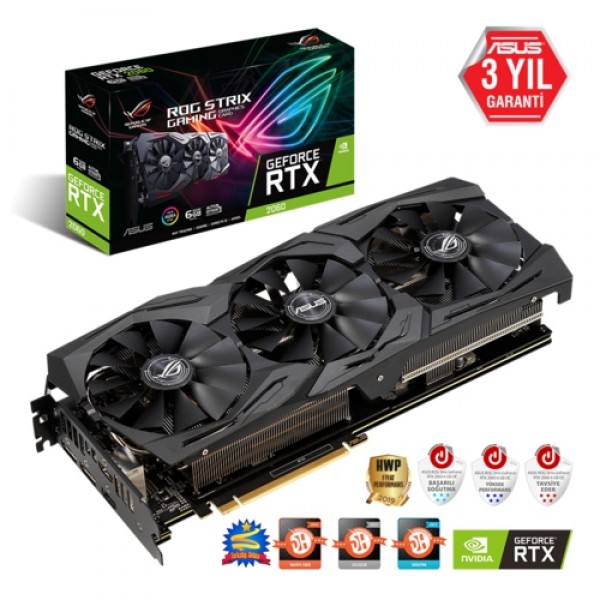 Asus STRIX-RTX2060-6G GAMING 6GB 192Bit GDDR6 