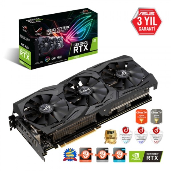 Asus STRIX-RTX2060-O6G GAMING 6GB 192Bit GDDR6 