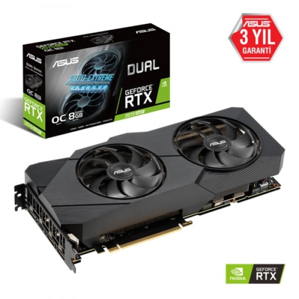 Asus DUAL-RTX2070S-O8G-EVO 8GB 256Bit DDR6 