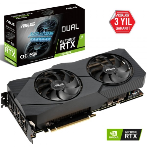 Asus DUAL-RTX2080S-O8G-EVO-V2 8GB 256Bit DDR6