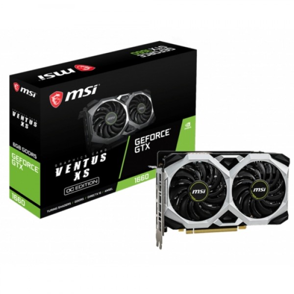 MSI GTX1660 VENTUS XS 6G OC GDDR5 192Bit